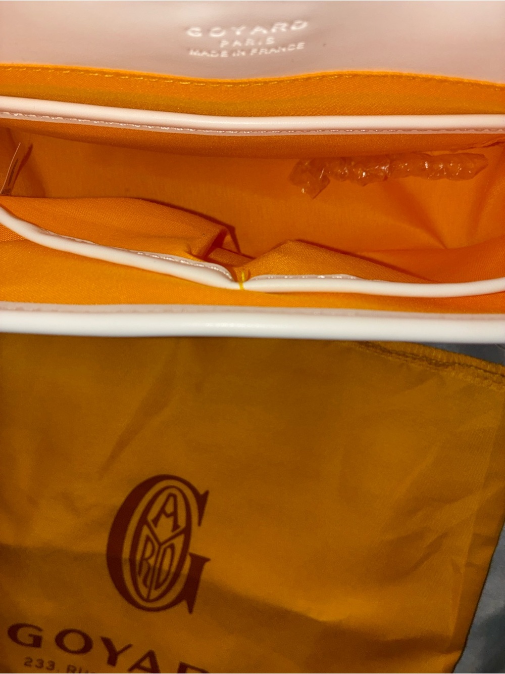 Goyard White Saint Honore Small Crossbody Bag - Picture 5 of 5
